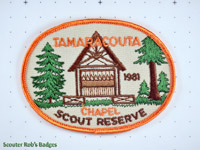Click to enlarge 1981 Tamaracouta Scout Reserve Summer